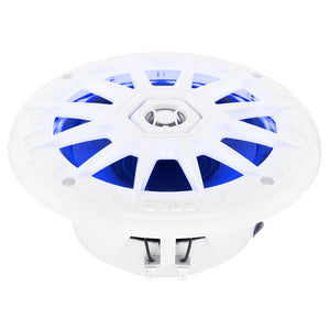 Boss Audio 65 MRGB65 Speakers wRGB Lighting  White  200W MRGB65