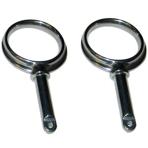 Perko Round Type Rowlock Horns  Plain Zinc 1267DP0ZNC