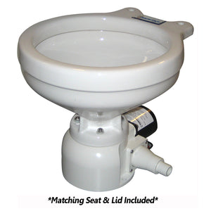 Raritan Sea Era Toilet  Marine Size  Remote Intake Pump  Straight  90 Discharge  Smart Toilet Control  12v 162MR012