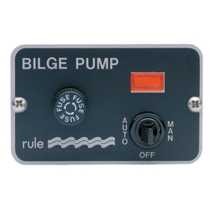 Rule Deluxe 3Way Panel Lighted Switch fAuto Float 2432VDC 42