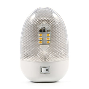 Camco LED Single Dome Light  12VDC  160 Lumens 41331