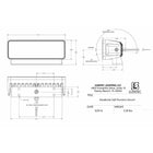 Lumitec Maxillume h60  Trunnion Mount Flood Light  White Dimming  White Housing 101334