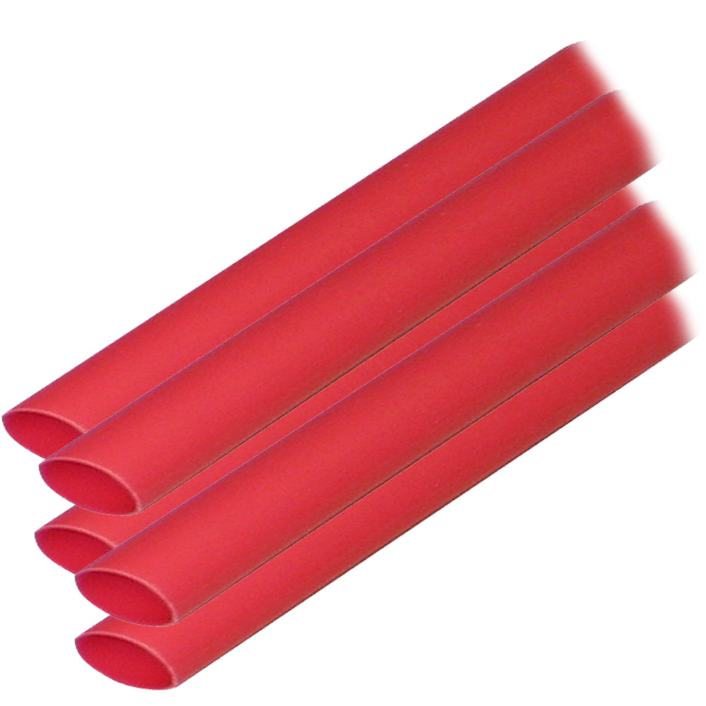Ancor Adhesive Lined Heat Shrink Tubing ALT  38 x 6  5Pack  Red 304606