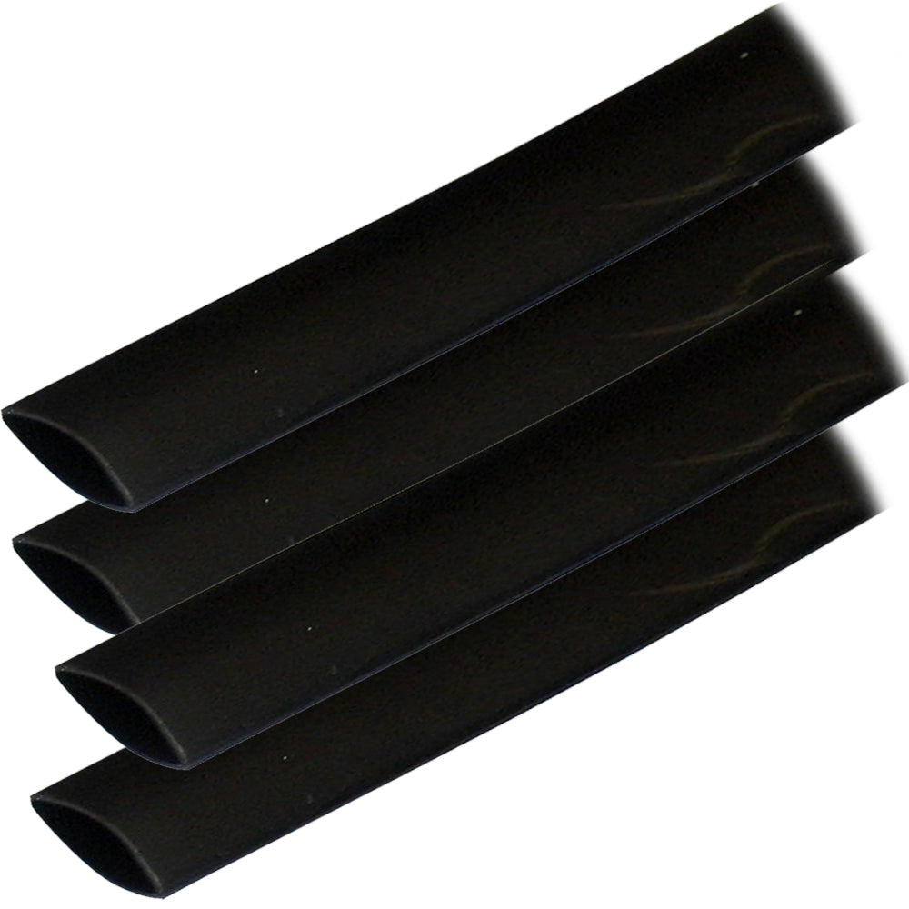 Ancor Adhesive Lined Heat Shrink Tubing ALT  34 x 12  4Pack  Black 306124