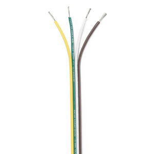 Ancor Ribbon Bonded Cable  164 AWG  BrownGreenWhiteYellow  Flat  100 154510