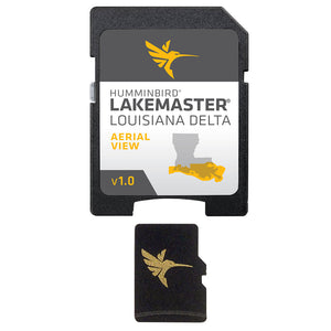 Humminbird LakeMaster Aerial Satellite View  Louisiana Delta 6000501