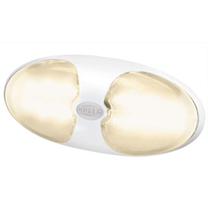 Hella Marine DuraLED 12 InteriorExterior Lamp  Warm White LED  White Housing 959700701