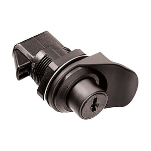 Southco Keylocking FlushKnob Latch  Black Plastic 93303