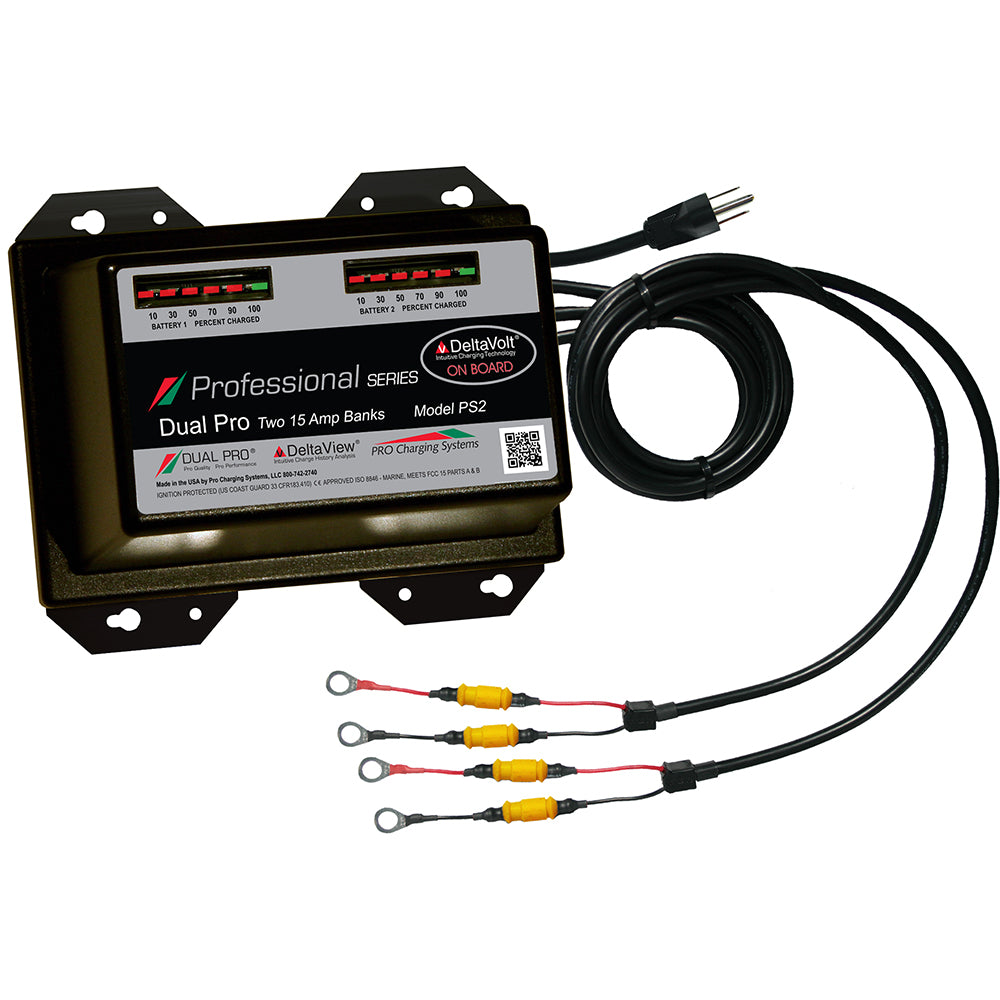 Dual Pro Professional Series Battery Charger  30A  215ABanks  12V24V PS2