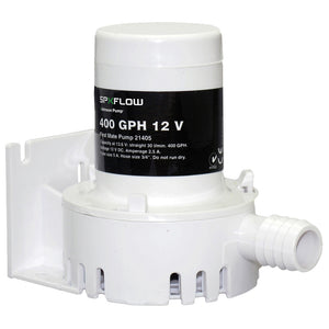 Johnson Pump 400 GPH 12V Bilge Pump  Barbed Port JP21405