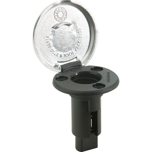 Attwood LightArmor PlugIn Base  2 Pin  Stainless Steel  Round 910R2PSB7