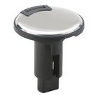 Attwood LightArmor PlugIn Base  3 Pin  Stainless Steel  Round 910R3PSB7