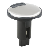 Attwood LightArmor PlugIn Base  3 Pin  Stainless Steel  Round 910R3PSB7