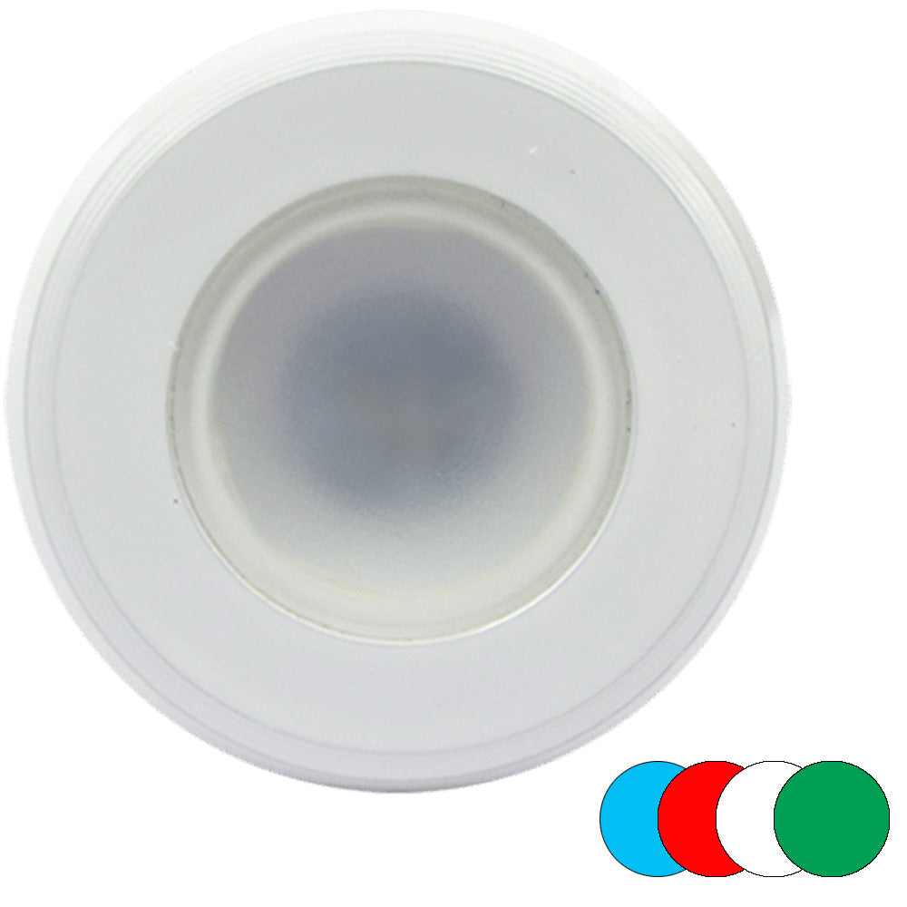 ShadowCaster Full Color Dimmable Shadow Net Enabled White Powder Coat Finish Down Light SCMDLCC