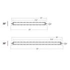 RIGID Industries SAE Compliant SRSRS 20 Light Bar  Black 920413