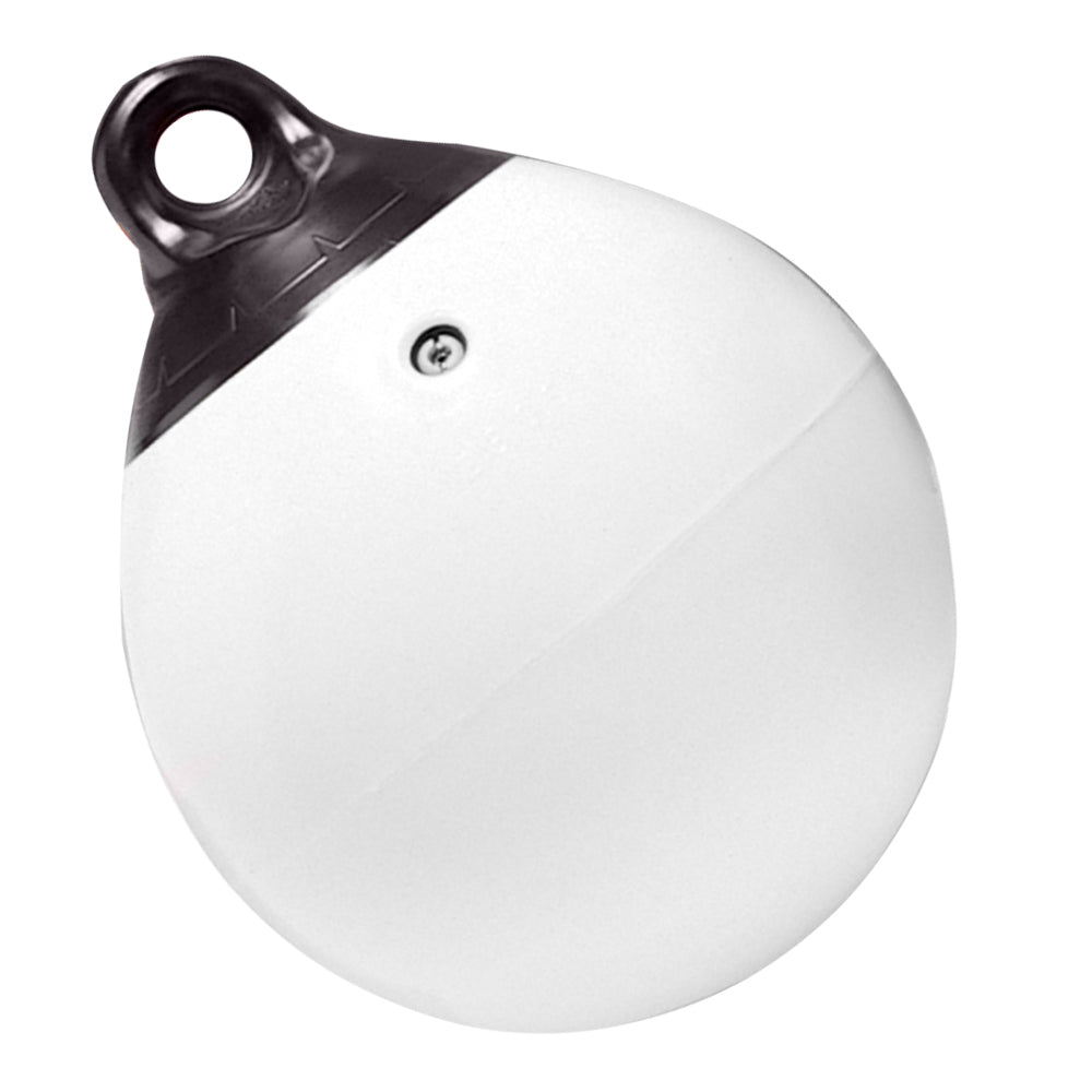 Taylor Made 9 Tuff End Inflatable Vinyl Buoy  White 1140