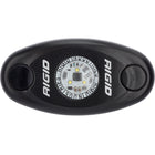 RIGID Industries ASeries Black Low Power LED Light  Single  Red 480043