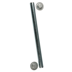 CE Smith Package Roller Shaft 12 x 514 wCap Nuts  Zinc 10700A
