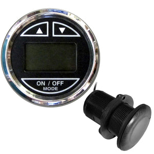Faria Chesapeake Black 2 Depth Sounder wThruHull Transducer 13795