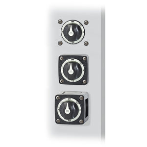 Blue Sea 6008200 mSeries Selector 3 Position Battery Switch  Black 6008200