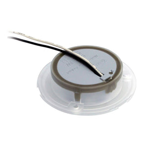 Hella Marine Blue LED Round Courtesy Lamp  White Bezel  24V 980503241