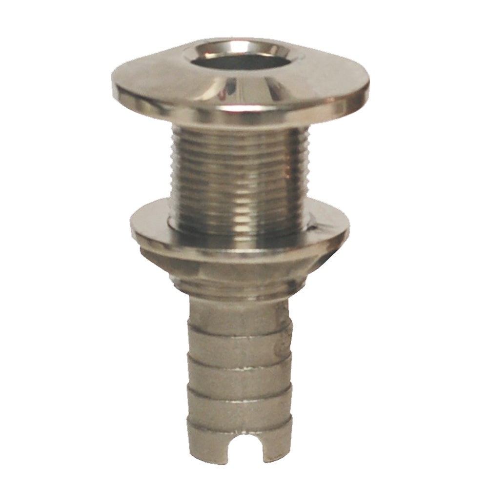 GROCO Stainless Steel Hose Barb ThruHull Fitting  12 HTH500S