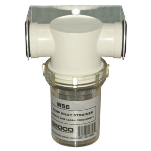 GROCO 34 Fresh Water Strainer wPlastic Basket WSB750P