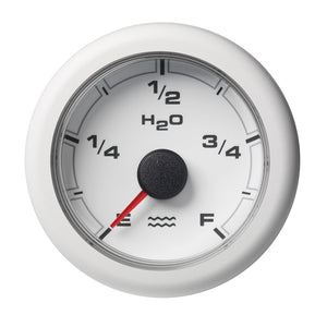 Veratron 52MM 2116 OceanLink Fresh Water Empty Gauge  White Dial  Bezel A2C1065920001