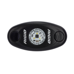 RIGID Industries ASeries Black High Power LED Light Single  Natural White 480083
