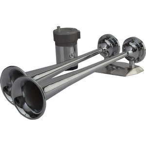 SeaDog MaxBlast Air Horn  Dual Trumpet 4325201