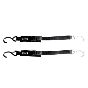 Rod Saver Stainless Steel Quick Release Transom TieDown  1 x 2  Pair SS1QRTD2