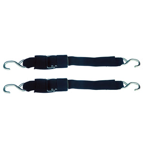 Rod Saver Stainless Steel Quick Release Transom TieDown  2 x 6  Pair SSQRTD6