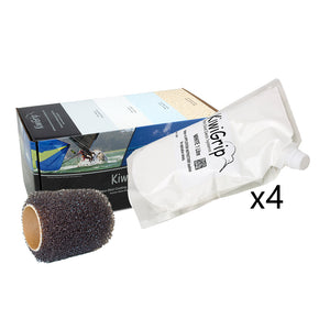 KiwiGrip 4  1 Liter Pouches  White w4 Roller KG4WPR