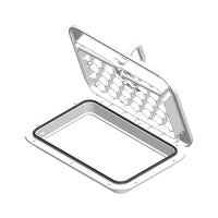 SeaDog Triple Lock Rectangular Marine Hatch  10 x 14  White 3365203