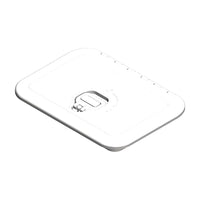 SeaDog Triple Lock Rectangular Marine Hatch  10 x 14  White 3365203