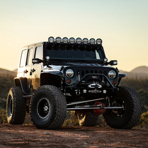 RIGID Industries 360Series 4 LED OffRoad Fog Light Drive Beam wWhite Backlight  Black Housing 36117