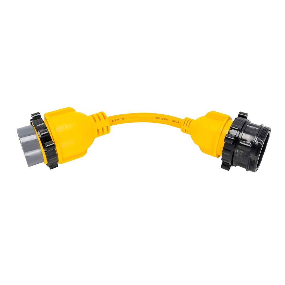 Camco 50AM30AF Power Grip Marine 12 Locking Adapter  MLockFLocking Adapter 55625