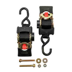 Camco Retractable Tie Down Straps  2 Width 55 Bolt On 50030