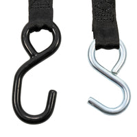 Camco Retractable TieDown Straps  1 Width 6 Dual Hooks 50033
