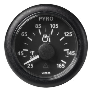 Veratron 52 MM 2116 ViewLine Pyrometer  250 to 1650F  Black Dial  Bezel A2C59512334