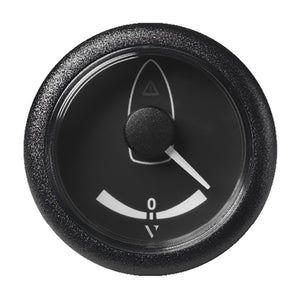 Veratron 52MM 2116 ViewLine Rudder Angle Gauge 40 STBPort  Black Dial  Bezel A2C59514154