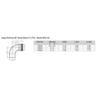 Viega ProPress 212  90 Copper Elbow  StreetPress Connection  Smart Connect Technology 20638