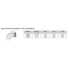 Viega ProPress  212  45 Copper Elbow  StreetPress Connection  Smart Connect Technology 20668