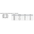 Viega ProPress 2 Copper Coupling wStop  Double Press Connection  Smart Connect Technology 78072