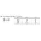Viega ProPress 2 Copper Coupling wo Stop  Double Press Connection  Smart Connect Technology 78197