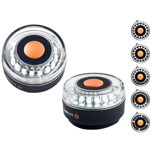 Navisafe Navilight AllWhite 5 Mode 360 2NM wMagnet Base 0011