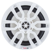 DS18 HYDRO 65 2Way Marine Speakers wRGB LED Lights 300W  White NXL6