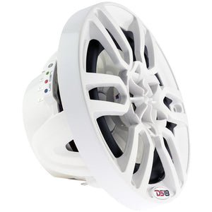 DS18 HYDRO 65 2Way Marine Speakers wRGB LED Lights 300W  White NXL6