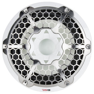 DS18 HYDRO 10 Subwoofer wRGB Lights  600W  White NXL10SUB