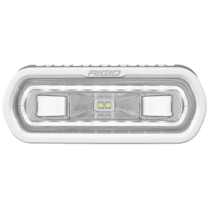 RIGID Industries SRL Series Marine Spreader Light  White Surface Mount  White Light wWhite Halo 51100
